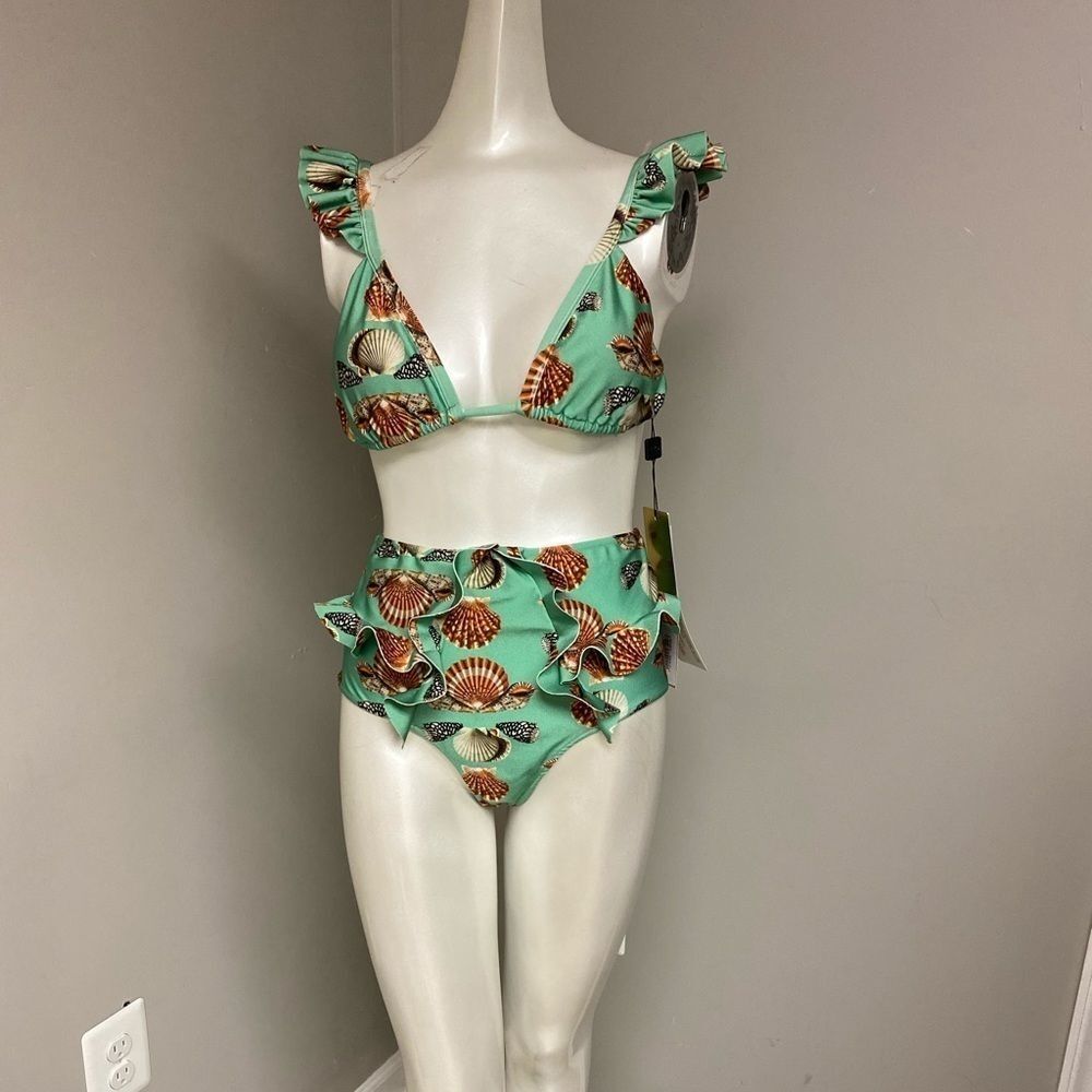 PatBO Seashell Ruffle Bikini - Picture 15 of 16